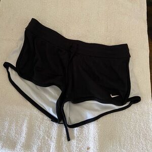 Black and White NIKE SHORTS